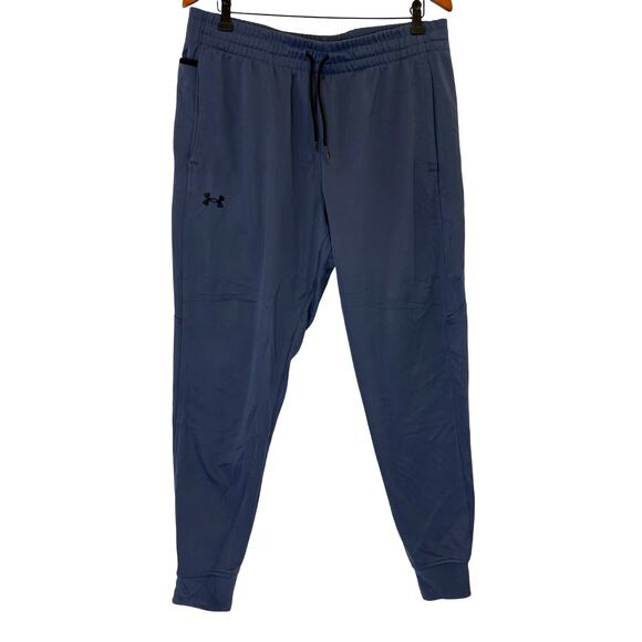 Under Armour-Loose Fit Fleece Lined 3 Pocket Jogger Pants-Steel Gray-Men's Sz XL - Picture 1 of 8
